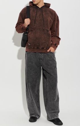 Diesel Hoodie S-BOXT-HOOD-TUK, Womens, Burgundy