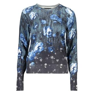 Desigual Blauwe Viscose Dames Trui