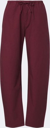 Leset Kyoto cotton wide-leg pants