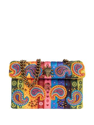 Kurt Geiger Kensington paisley-print satchel bag - women - Polyester - One Size - Green
