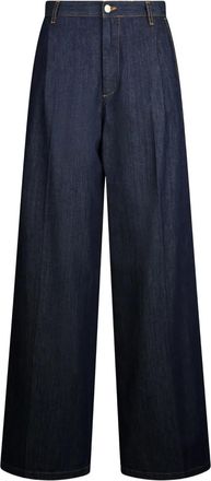 Liu Jo Jeans svasati con pieghe - Blu