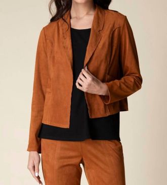 Habitat Suede Jacket In Ginger