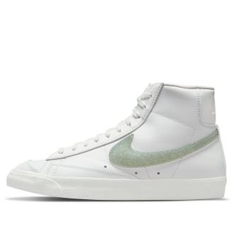 Nike (WMNS) Nike Blazer Mid 77 Essential Glitter Swoosh - Dusty Sage DH4399-100