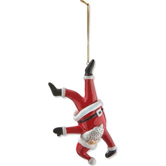 Tag Dancing Santa Handstand Ornament Red Ceramic Christmas Decor at Nordstrom