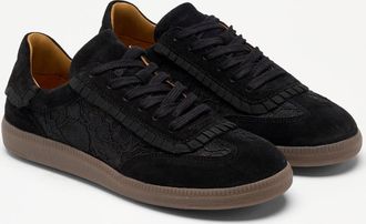 Russell & Bromley NORDIC LACE Womens Black Feature Lace Trainer