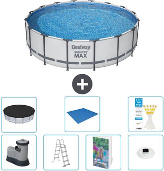 Bestway Piscina Bestway Steel Pro Max Redonda - 488x122 Cm - 8-piezas S596
