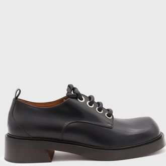 Alexander McQueen Black Lace Up Shoes