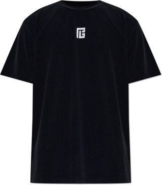Balmain Hombre, Camisetas, Negro, Talla: L