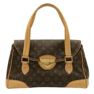 Louis Vuitton Pre-owned Vintage Monogram Handtas - Dames - Pre-owned - Bruin - Maat: ONE Size Leer