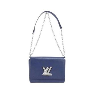 Louis Vuitton Pre-owned Shoulder Bags, female, Blue, Size: ONE SIZE Pre-owned Vintage Shoulder Bag