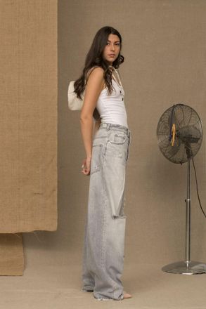 Don the Fuller Grijze Katoenen Jeans & Broek