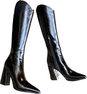 Generic Womens Elastic Over The Knee Boots High Heel Long Thigh High Dress Shoes