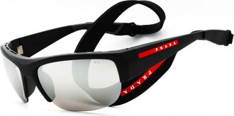 Prada PSA01S 1BO05A Nero Opaco/Light Grey Mirror Silver
