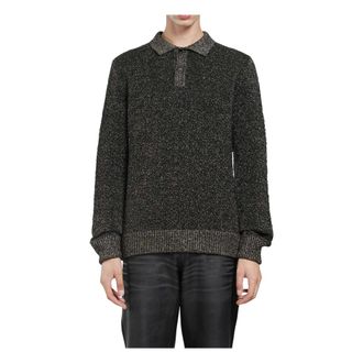 Marni Heren, Tops, Zwart, Maat: L Wol