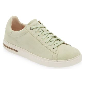 Birkenstock Womens Bend Low Narrow Sneaker In Faded Lime