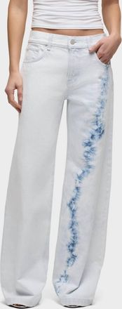 Hudson Rylee Low-Rise Loose Pant In Bleached Cloud