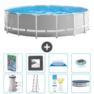Intex Piscina Prism Frame Redonda - 457x122 Cm - 9-piezas S608