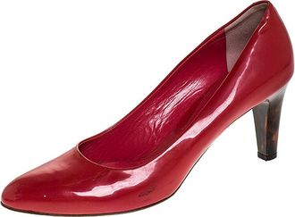 Bally Pink Patent Leather Round Toe Pumps