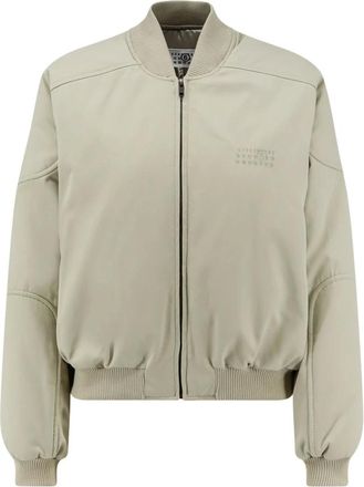 Maison Margiela Dames, Jassen, Beige, Maat: 2XS Katoen