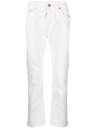 Palm Angels Logo Embossed Straight Jeans