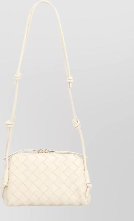Bottega Veneta woven leather crossbody pouch