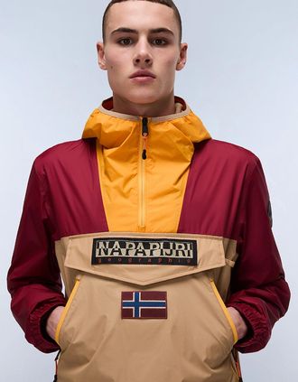 Napapijri Mens Napapijri Mens Rainforest Ripstop Anorak Jacket - Size: 44/Regular