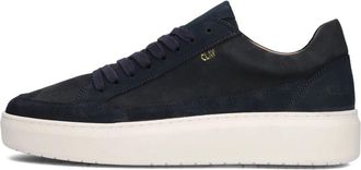 Clay Blauwe Lage Sneakers voor Heren - Heren - Sneakers - Blauw - 41 EU - Schoenen