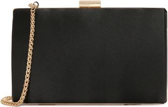 Kazar Stijve kleine stoffen tas - Dames - Clutches - Zwart - ONE Size - Tassen
