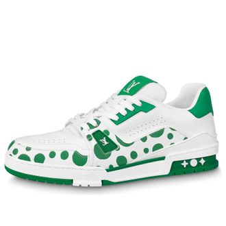 Louis Vuitton x YAYOI KUSAMA Sneaker White Green 1AB8KQ