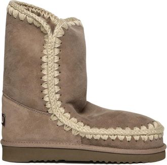 Mou Winterlaarzen - Dames - Winterlaarzen - Grijs - 37 EU - Wol - Schoenen