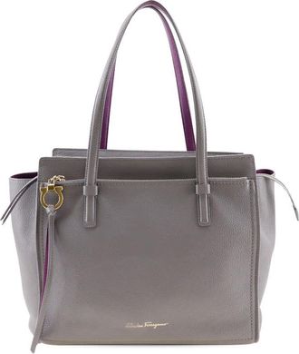 Ferragamo Pre-owned Ferragamo Medium Pebbled Calfskin Amy Tote Ladies NWEHE9CSZO8IXGOK