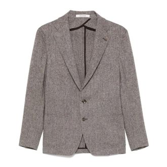 Tagliatore Heren, Pakken, Beige, Maat: 2XL Wol