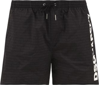 Dsquared2 Boxer Midi Zwemshort - Heren - Strandmode - Zwart - XS - Polyester - Badmode