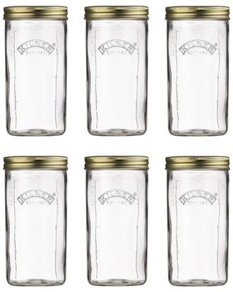 Kilner Kilner Wide Mouth Canning Jars 34Oz