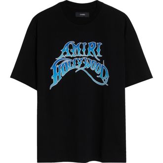 Amiri Crystal Skater Cotton Graphic T-Shirt in Black at Nordstrom, Size Xxx-Large