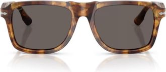 Persol Havana Po8002s Acetate Milky Sunglasses