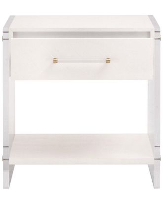 Essentials For Living Sonia Shagreen 1-Drawer Nightstand