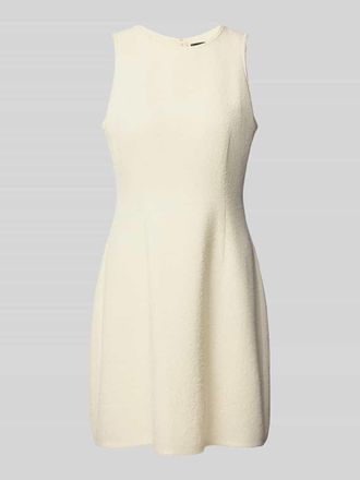 Marc Cain A-Linie Minikleid mit Woll-Anteil in Offwhite, Gr&ouml;&szlig;e 36