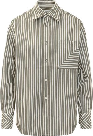 Victoria Beckham Shirts - Dames - Overhemden - Groen - XS - Overhemden
