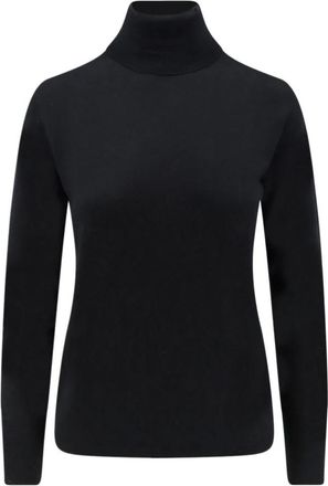 Aspesi Coltrui Trui - Dames - Coltruien - Zwart - L - Wol - Truien & Vesten
