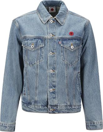 Icecream Denim Jackets, male, Blue, Size: XL Denim Trucker Jacket