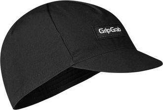 GripGrab Classic Cotton Cycling Cap Velom&uuml;tze - Unisex | schwarz