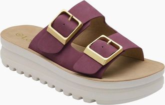 Lotus Womens Volos Womens Flatform Sandals - Red - Size: 6