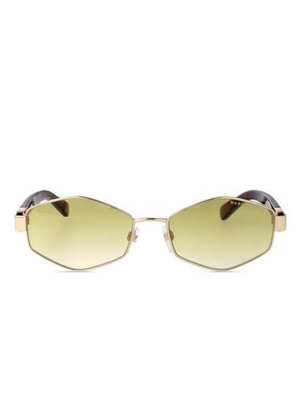 Marc Jacobs 496/S sunglasses - women - Metal/Acetate - 55 - Gold