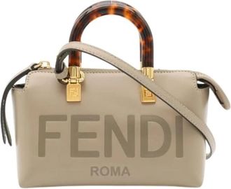 Fendi Pre-owned Vintage Mini Bag - Dames - Vintage Mini Tas - Beige - ONE Size - Leer - Vintage
