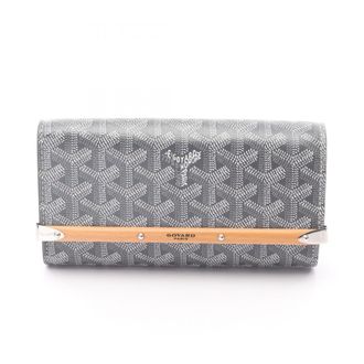 Goyard Gray Coated Canvas Wood Pouch (Pre-Owned)