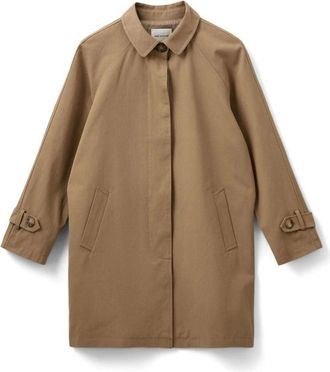 Sofie Schnoor Klassieke Kamel Trenchcoat Filippasw - Dames - Trenchcoats - Bruin - L - Katoen - Jassen