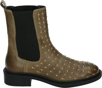 Copenhagen Shoes Vrouwen Ondersteunen Vrouwen Sneakers Taupe - Dames - Chelseaboots - Grijs - 39 EU - Leer - Schoenen
