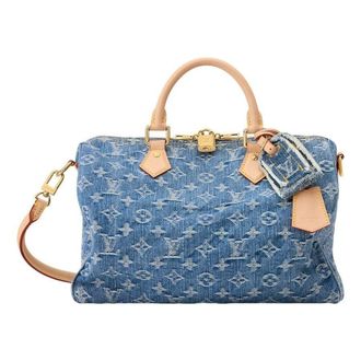 Louis Vuitton (WMNS) LOUIS VUITTON Speedy Soft 30 Blue M14430