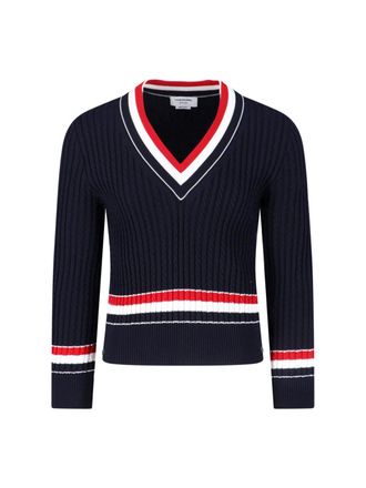 Thom Browne Maglione In Cotone